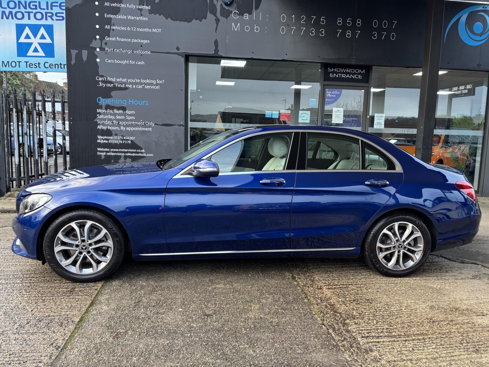 Mercedes-Benz C Class 2.0 C200 Sport (Premium) Saloon 4dr Petrol G-Tronic+ Euro 6 (s/s) (184 ps)