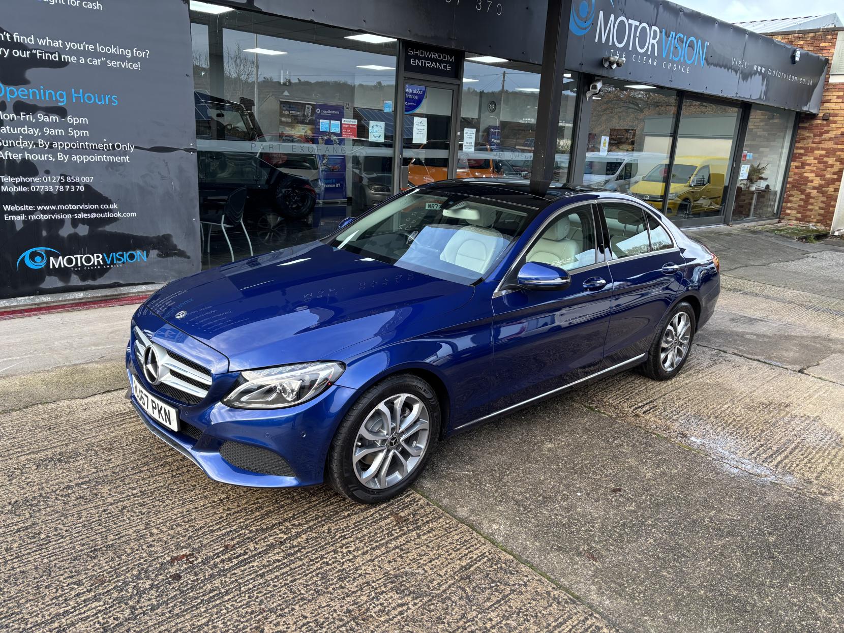 Mercedes-Benz C Class 2.0 C200 Sport (Premium) Saloon 4dr Petrol G-Tronic+ Euro 6 (s/s) (184 ps)