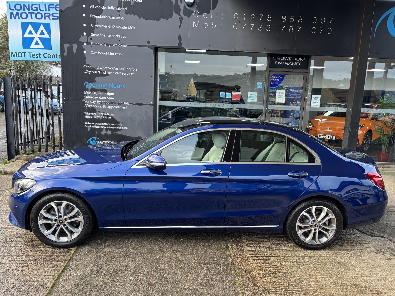 Mercedes-Benz C Class 2.0 C200 Sport (Premium) Saloon 4dr Petrol G-Tronic+ Euro 6 (s/s) (184 ps)