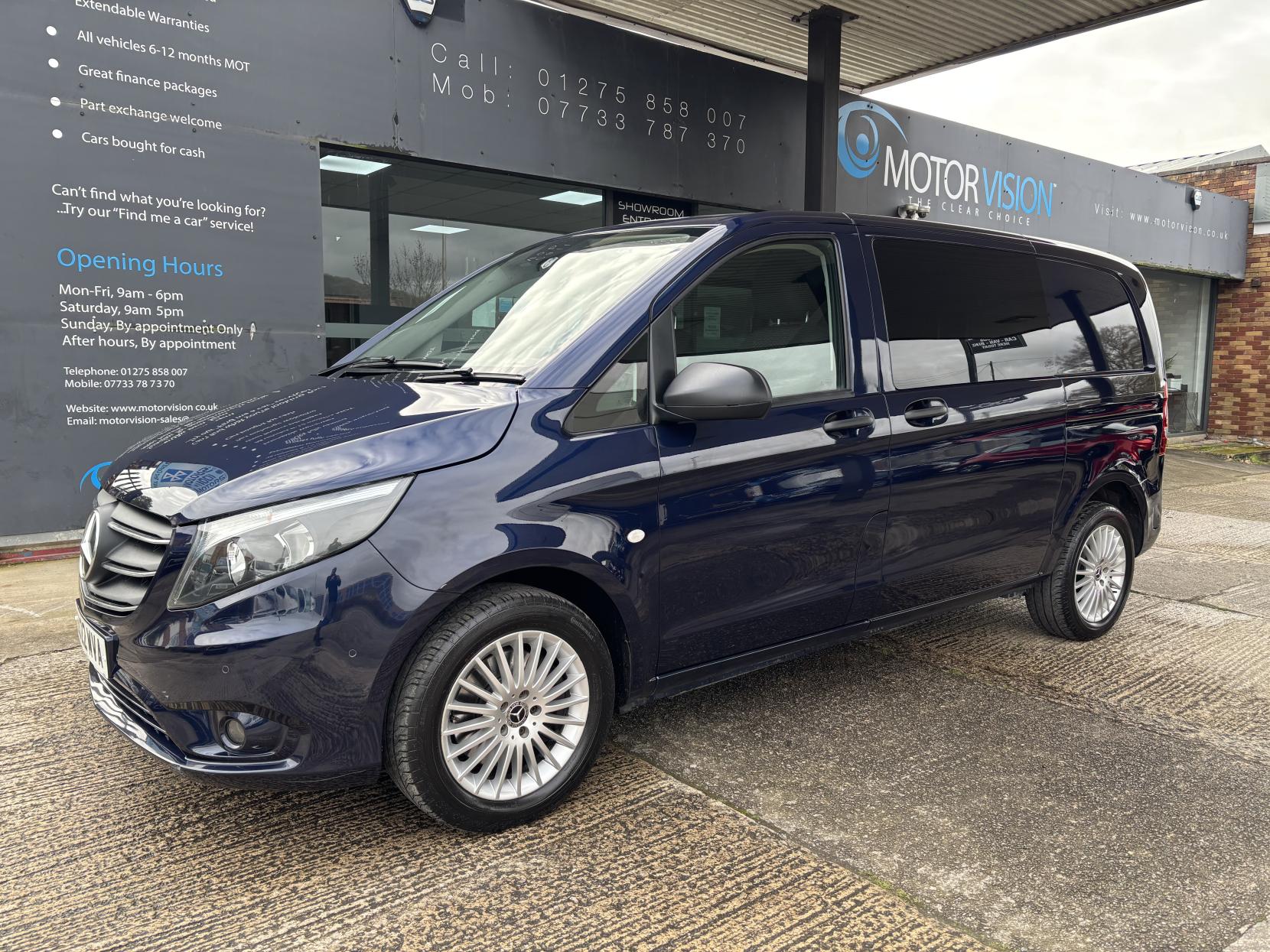 Mercedes-Benz Vito 2.0 119 CDI Premium Crew Van 5dr Diesel G-Tronic RWD L1 Euro 6 (s/s) (190 ps)