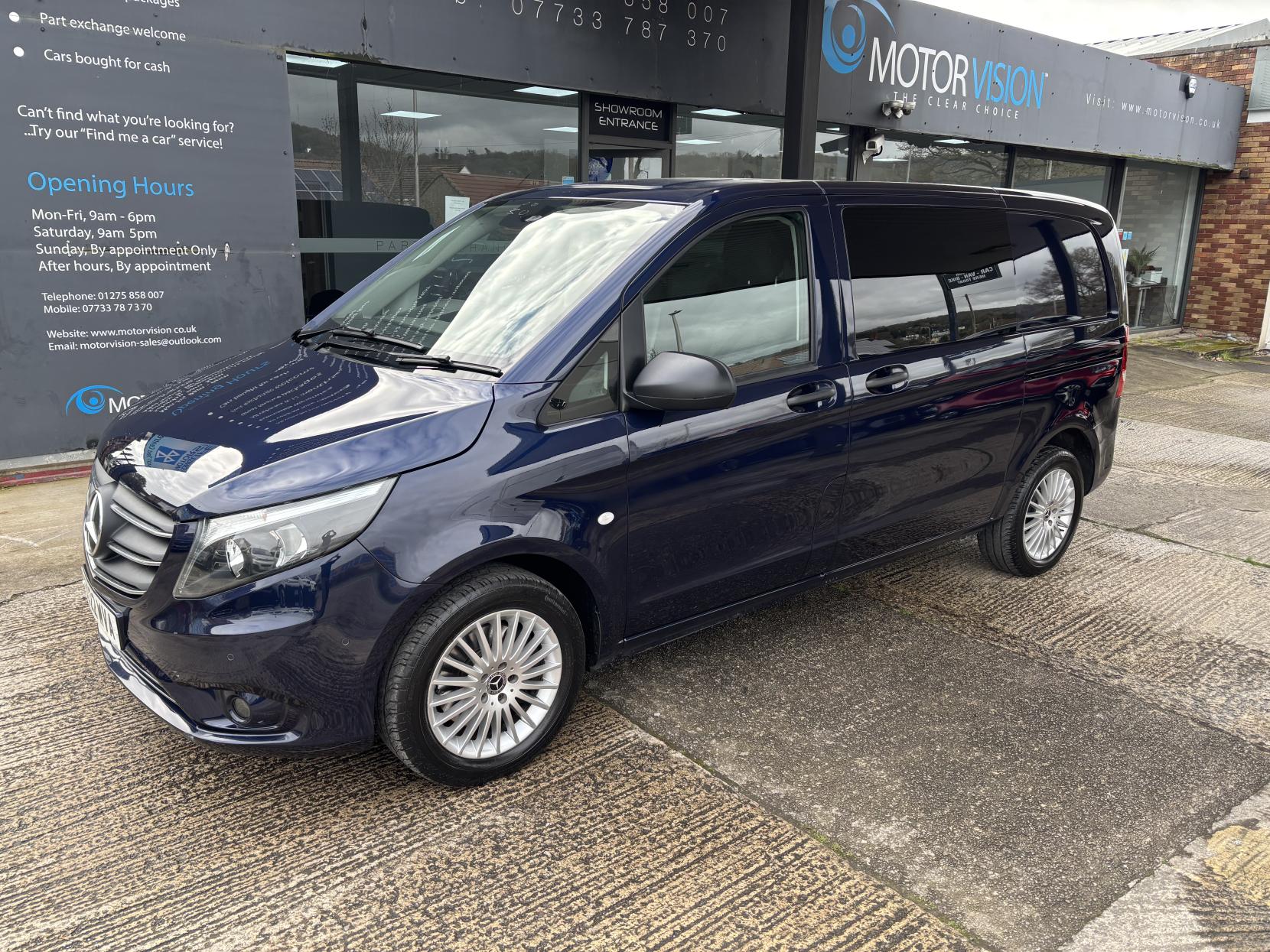 Mercedes-Benz Vito 2.0 119 CDI Premium Crew Van 5dr Diesel G-Tronic RWD L1 Euro 6 (s/s) (190 ps)