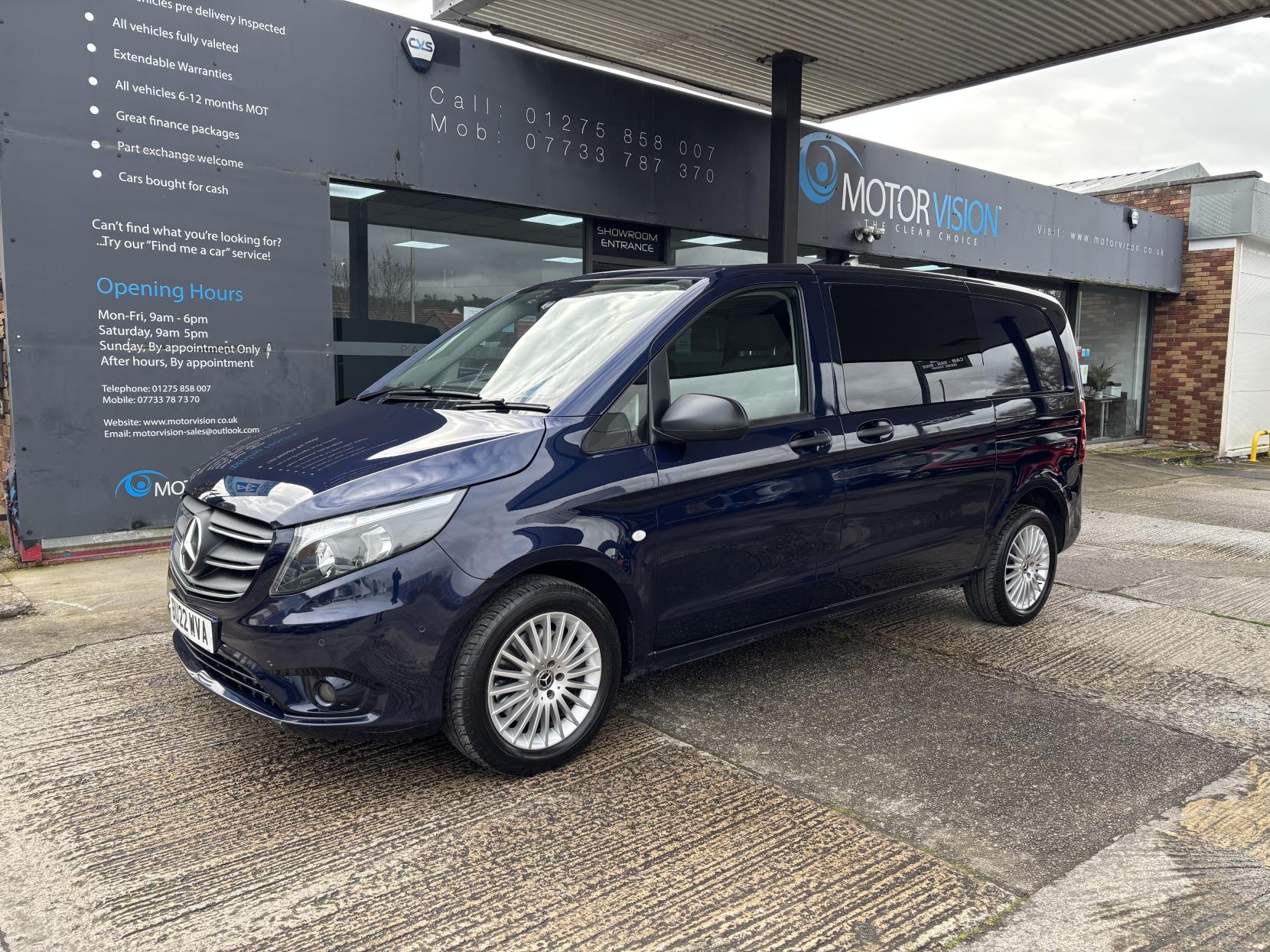 Mercedes-Benz Vito 2.0 119 CDI Premium Crew Van 5dr Diesel G-Tronic RWD L1 Euro 6 (s/s) (190 ps)