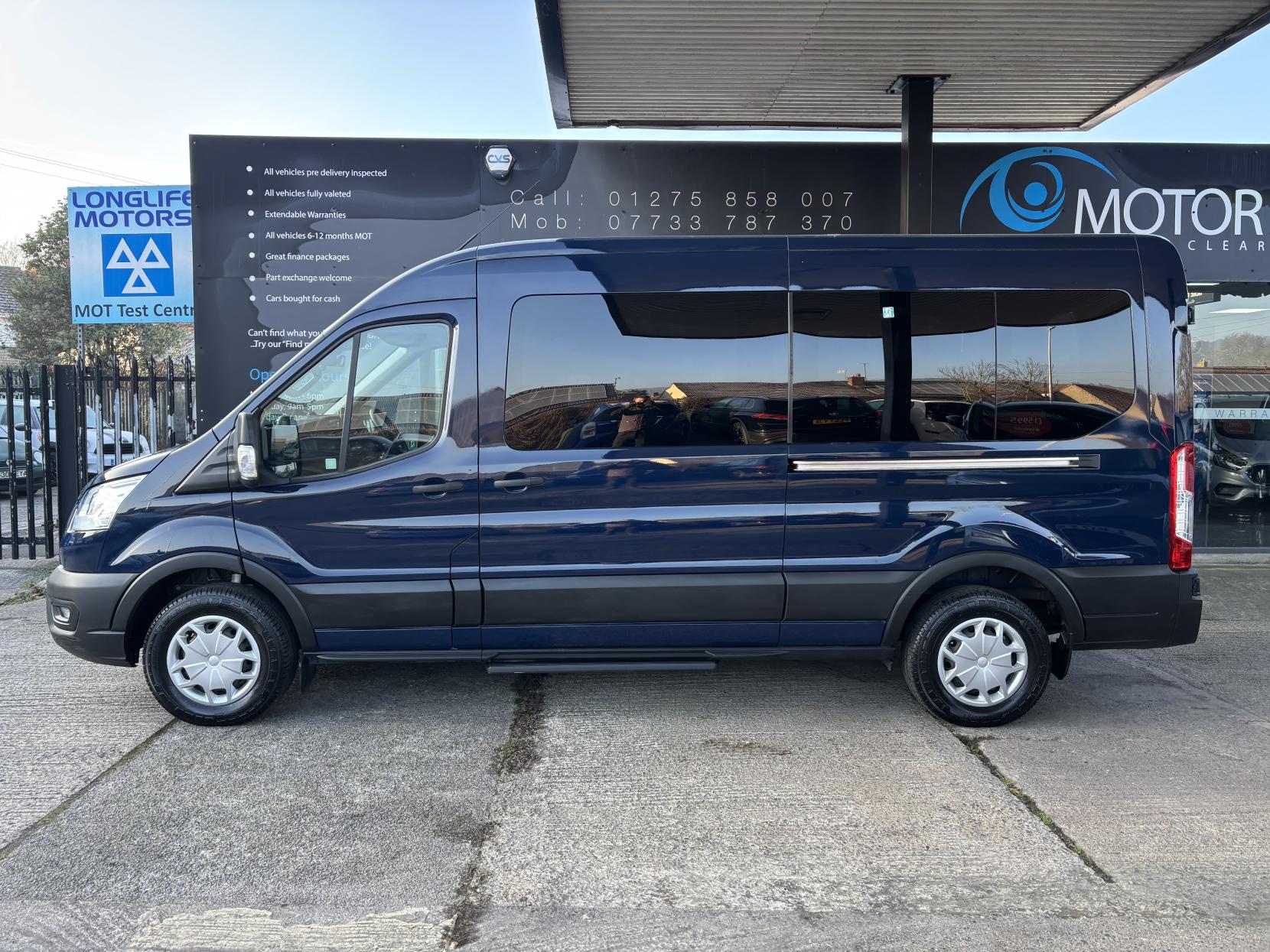 Ford Transit 2.0 410 EcoBlue Trend Minibus Double Cab 5dr Diesel Manual RWD L3 H2 Euro 6 (s/s) (15 Seat) (130 ps)