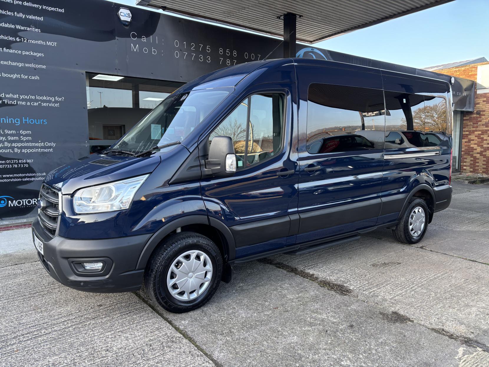 Ford Transit 2.0 410 EcoBlue Trend Minibus Double Cab 5dr Diesel Manual RWD L3 H2 Euro 6 (s/s) (15 Seat) (130 ps)