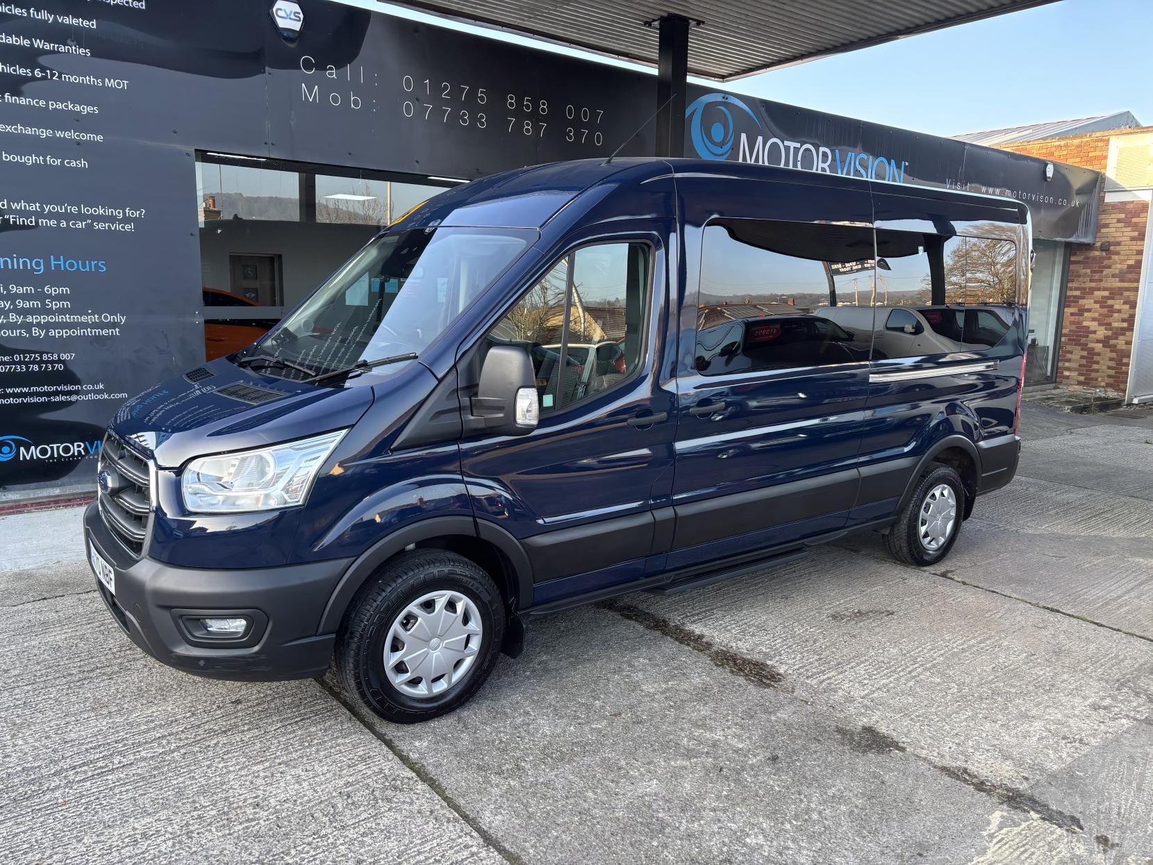 Ford Transit 2.0 410 EcoBlue Trend Minibus Double Cab 5dr Diesel Manual RWD L3 H2 Euro 6 (s/s) (15 Seat) (130 ps)