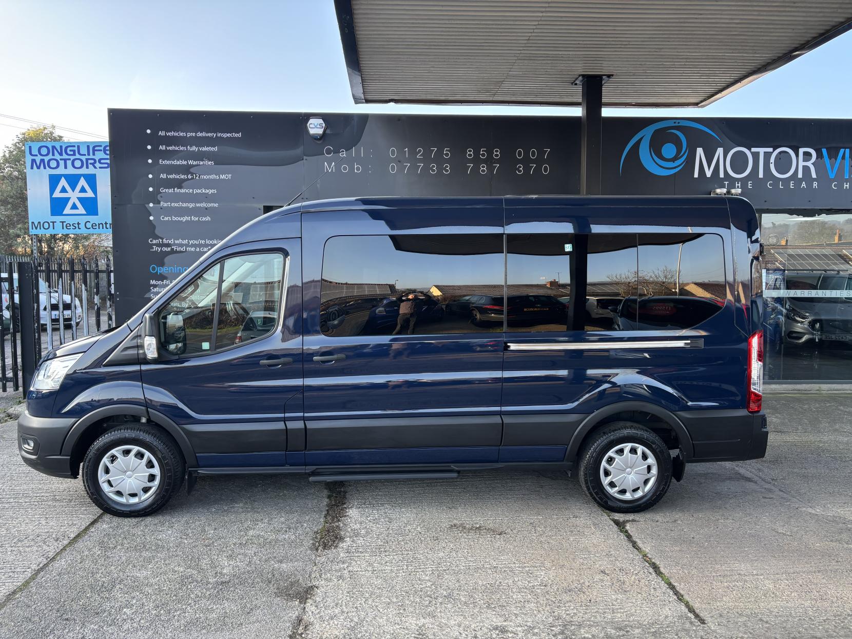 Ford Transit 2.0 410 EcoBlue Trend Minibus Double Cab 5dr Diesel Manual RWD L3 H2 Euro 6 (s/s) (15 Seat) (130 ps)