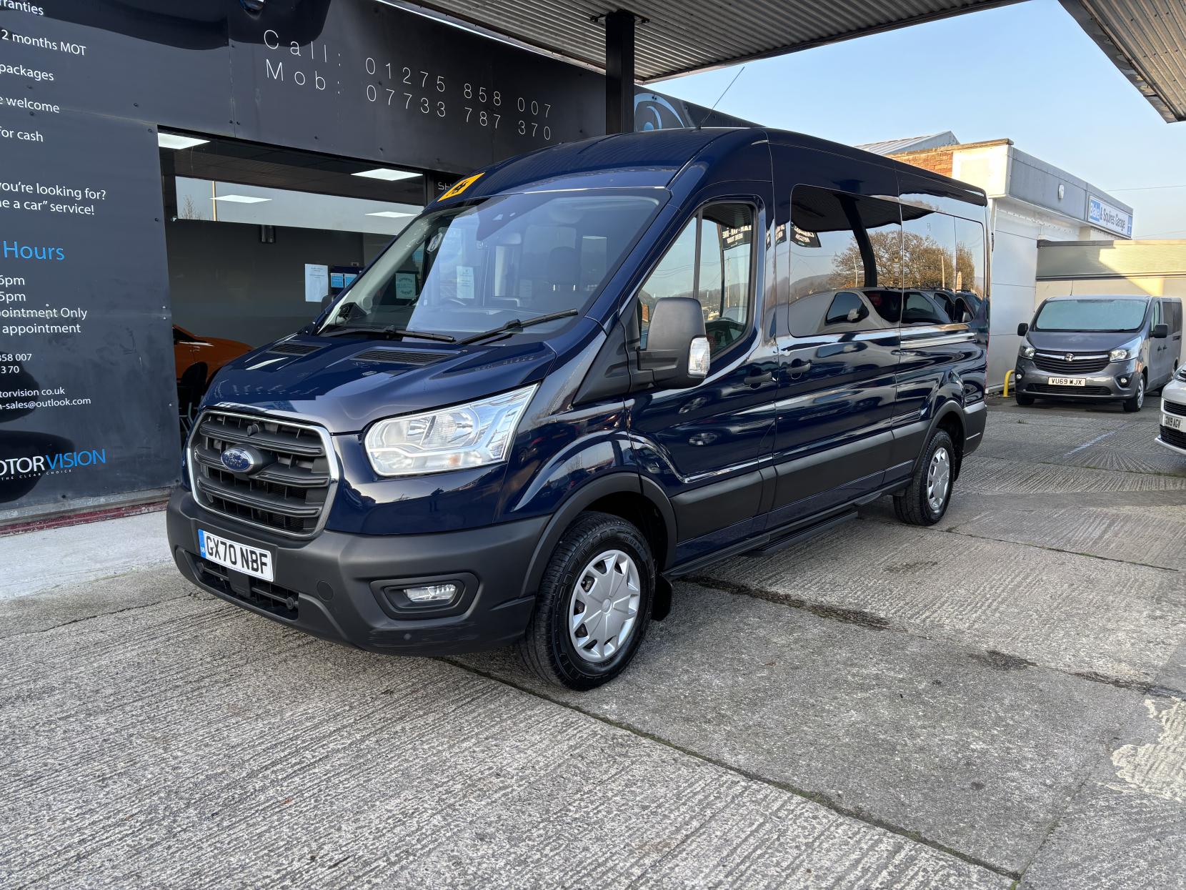 Ford Transit 2.0 410 EcoBlue Trend Minibus Double Cab 5dr Diesel Manual RWD L3 H2 Euro 6 (s/s) (15 Seat) (130 ps)